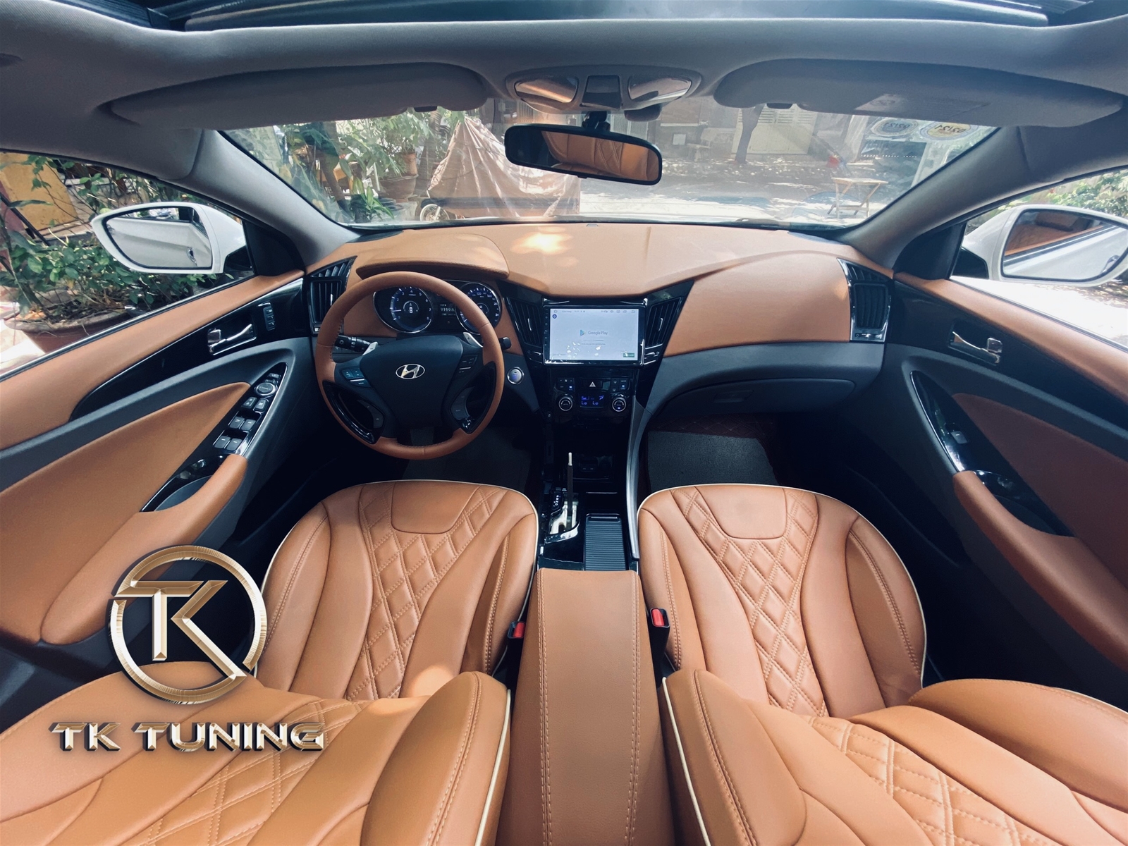 Đổi Màu Nội Thất Cho Xe Hyundai Sonata